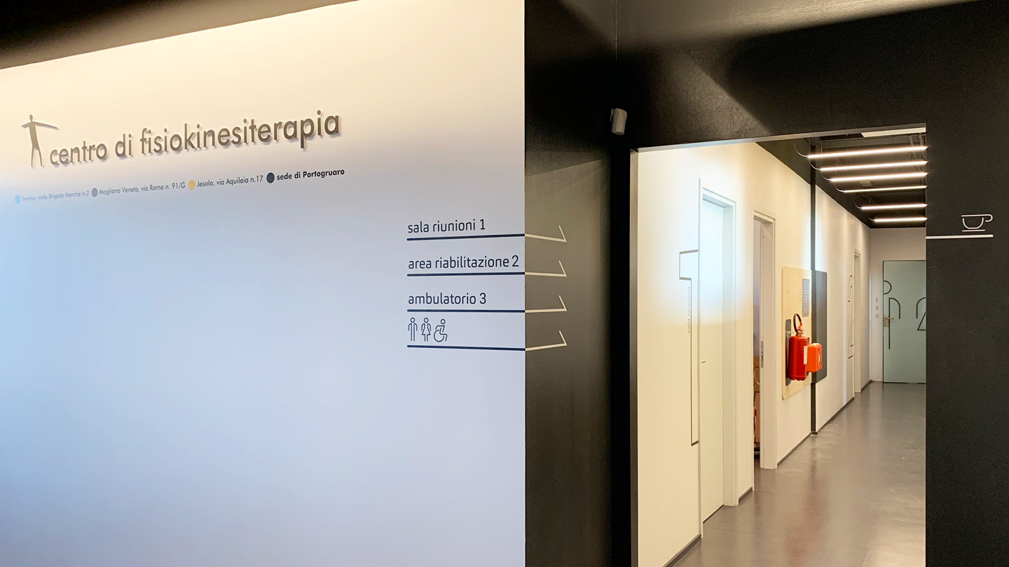 allestimento centro fisiokinesiterapia