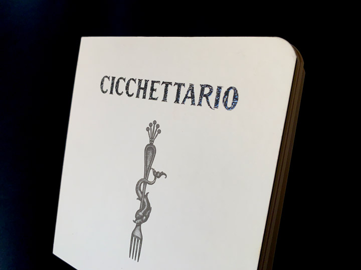 La copertina del Cicchettario